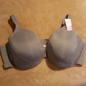 Lane Bryant- Full Coverage Bra. Size: 54DD. Color: Gray